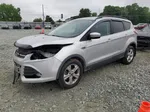 2014 Ford Escape Se Silver vin: 1FMCU0GX5EUE20899