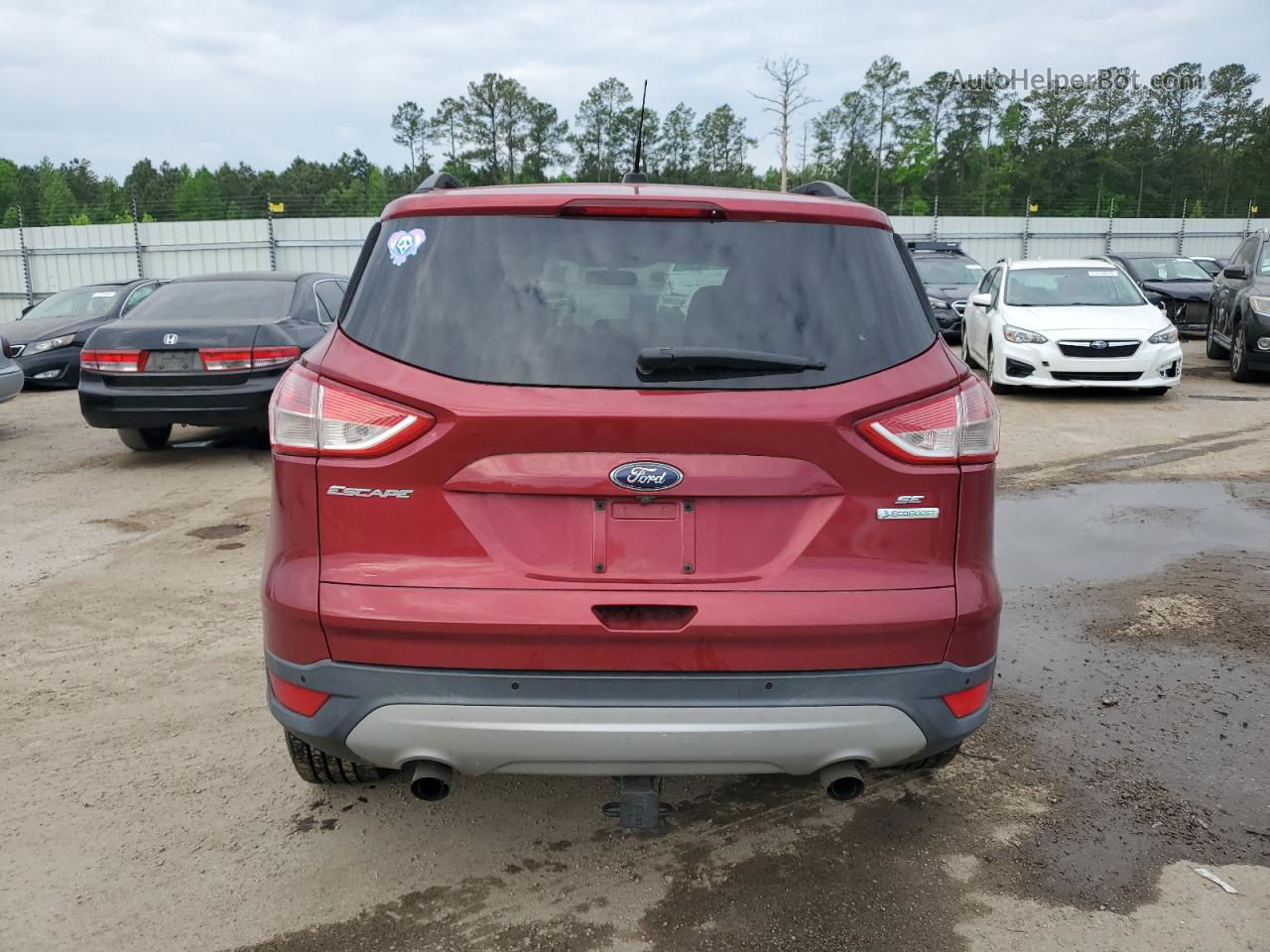 2014 Ford Escape Se Burgundy vin: 1FMCU0GX5EUE32826