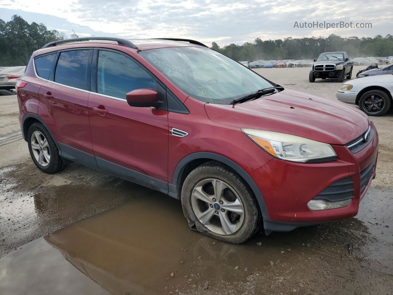 2014 Ford Escape Se Burgundy vin: 1FMCU0GX5EUE32826