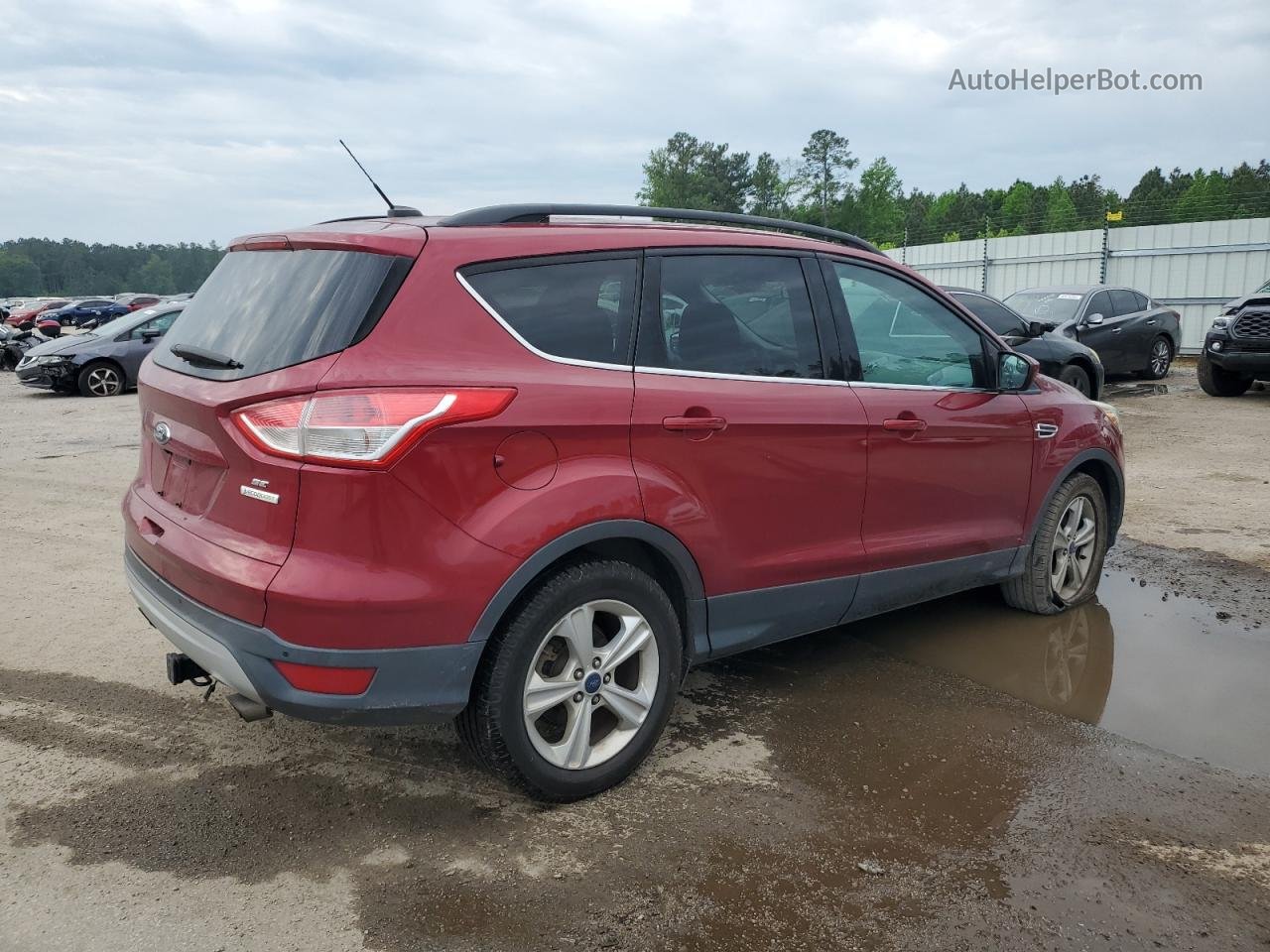 2014 Ford Escape Se Бордовый vin: 1FMCU0GX5EUE32826