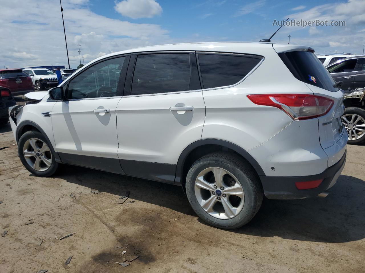 2015 Ford Escape Se White vin: 1FMCU0GX5FUB93733