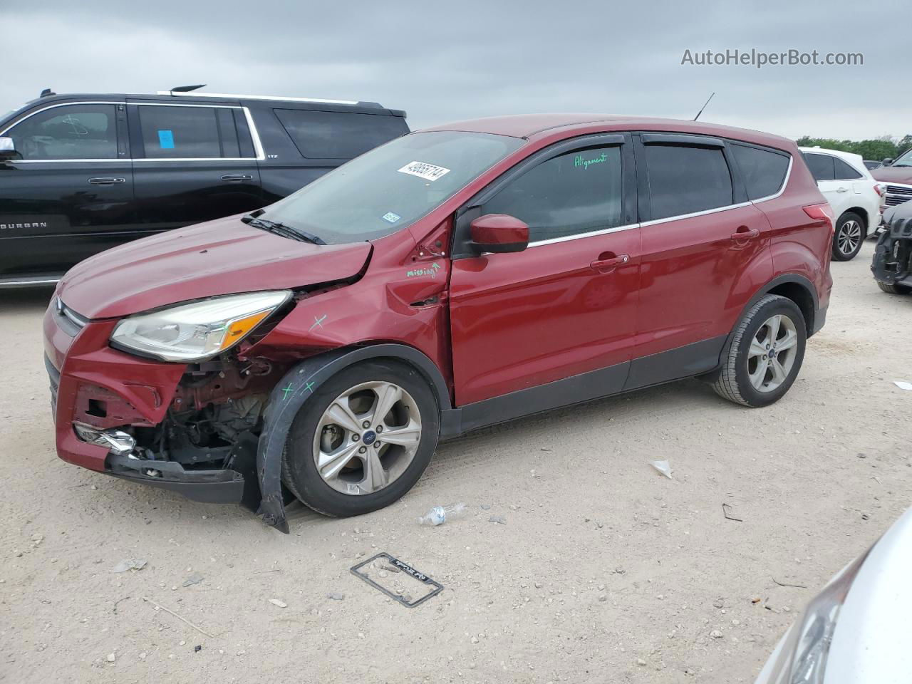 2015 Ford Escape Se Burgundy vin: 1FMCU0GX5FUC35334