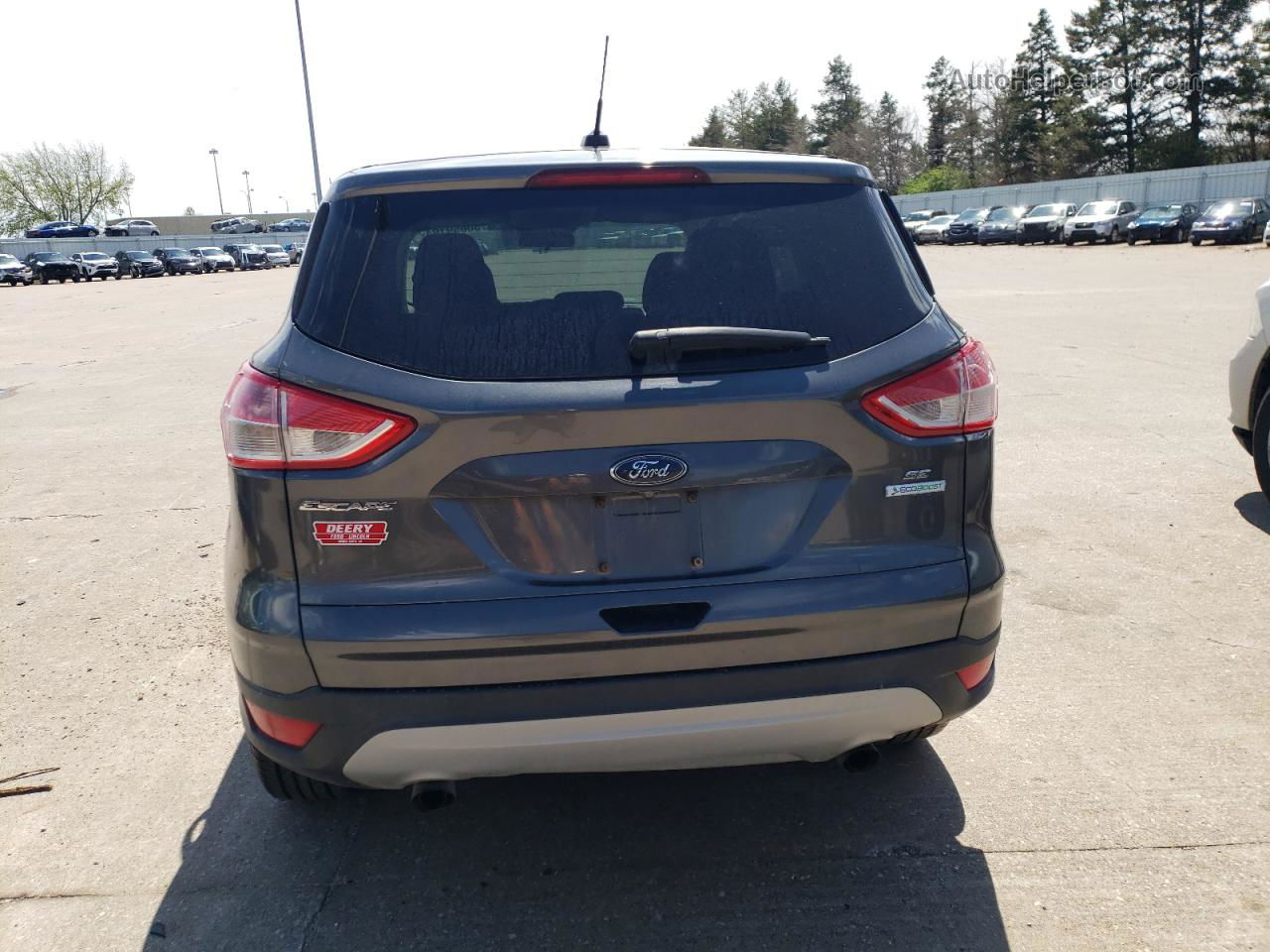 2015 Ford Escape Se Gray vin: 1FMCU0GX5FUC75672