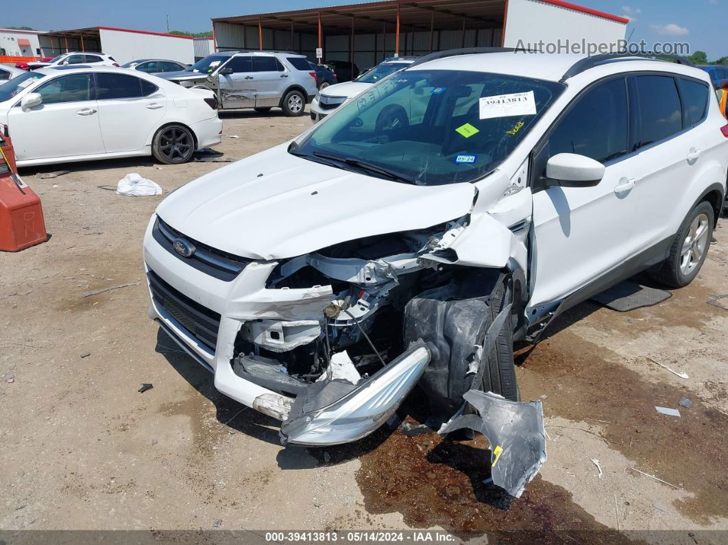 2016 Ford Escape Se White vin: 1FMCU0GX5GUA29089