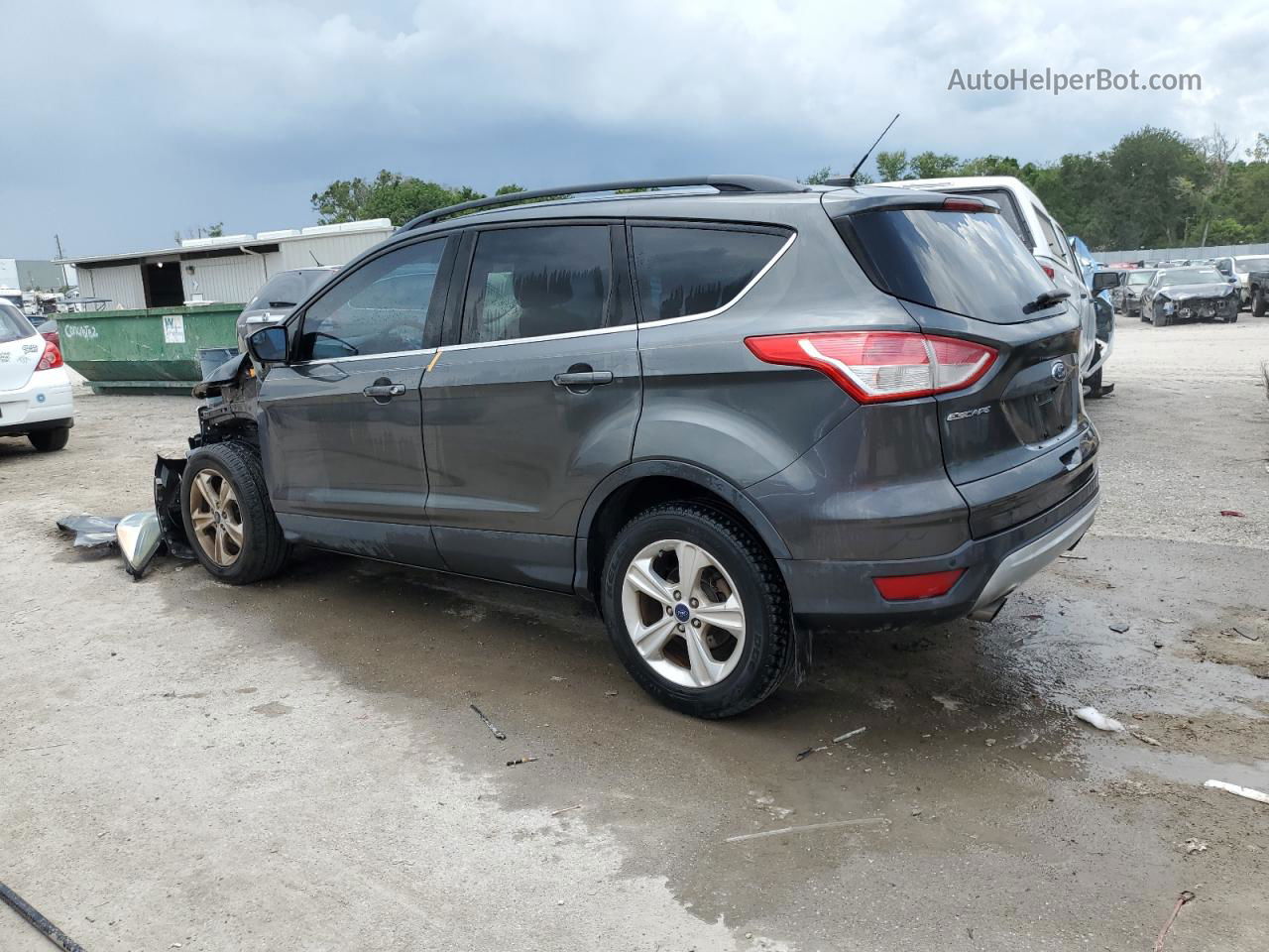 2016 Ford Escape Se Gray vin: 1FMCU0GX5GUB04132