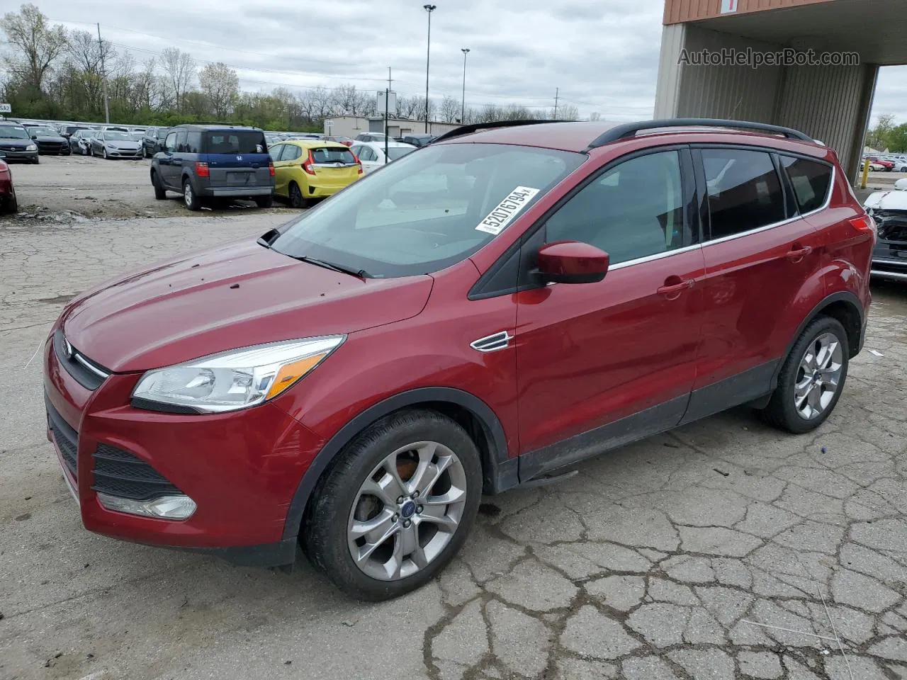 2016 Ford Escape Se Red vin: 1FMCU0GX5GUB32495