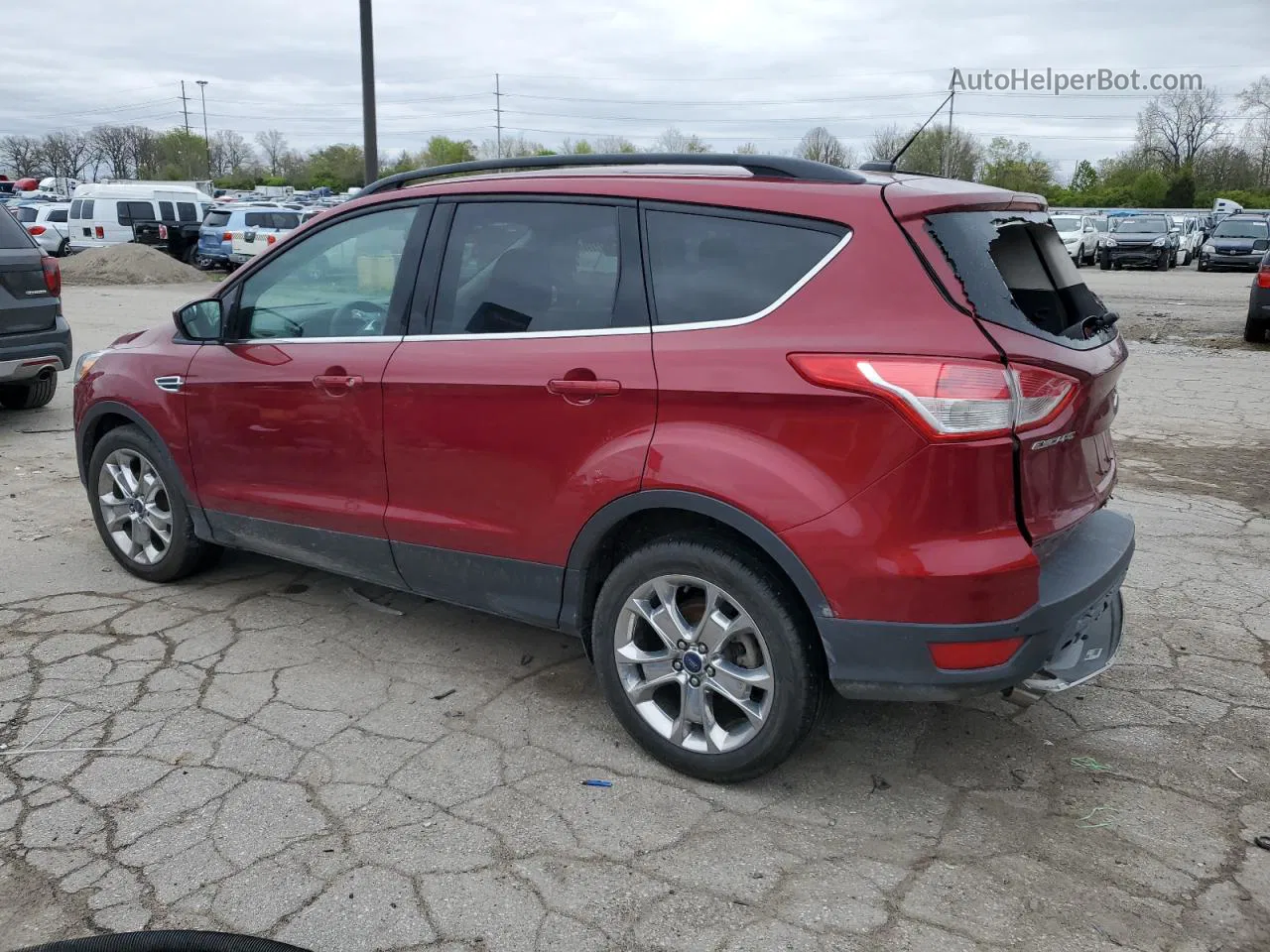 2016 Ford Escape Se Red vin: 1FMCU0GX5GUB32495