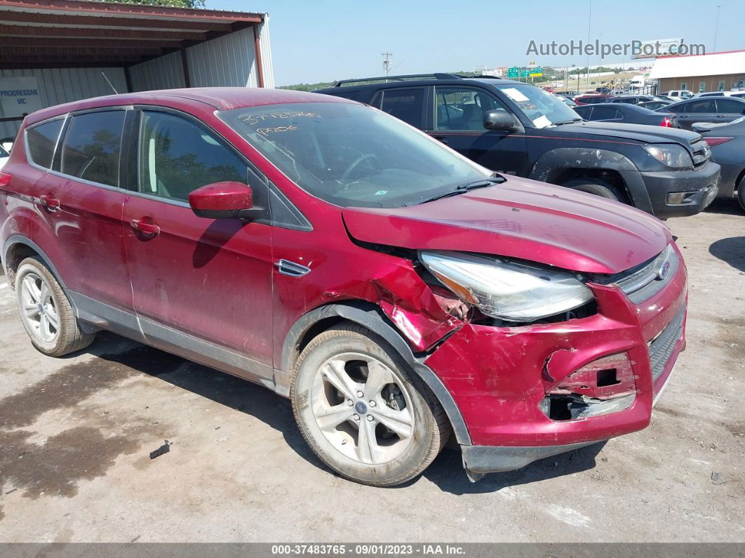 2016 Ford Escape Se Red vin: 1FMCU0GX5GUC10483