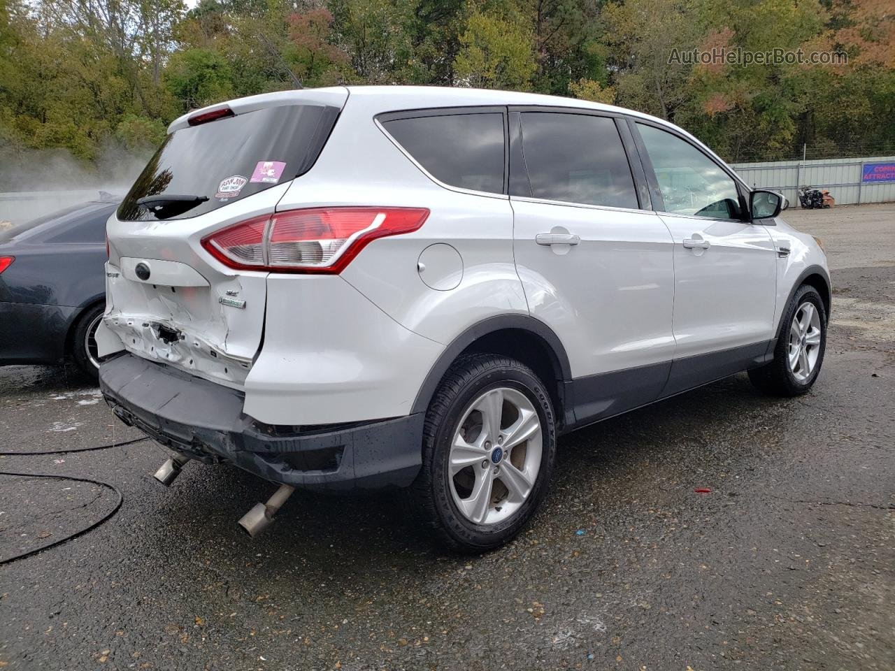 2013 Ford Escape Se White vin: 1FMCU0GX6DUA54918