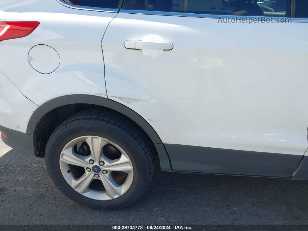 2013 Ford Escape Se White vin: 1FMCU0GX6DUC56481