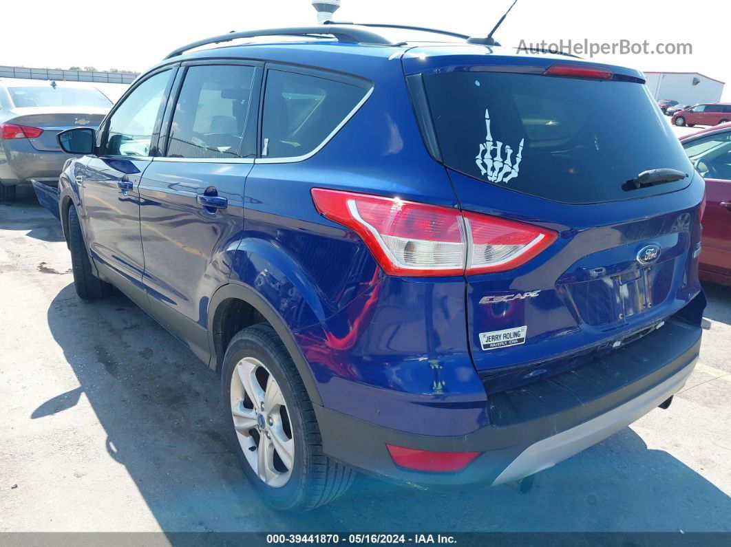 2013 Ford Escape Se Blue vin: 1FMCU0GX6DUC86029