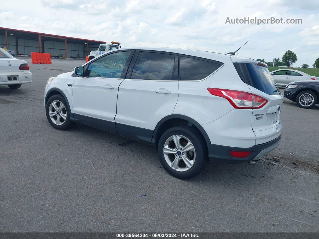 2013 Ford Escape Se White vin: 1FMCU0GX6DUD54071