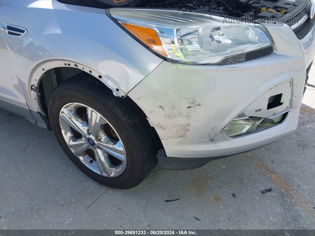 2014 Ford Escape Se Silver vin: 1FMCU0GX6EUA35559