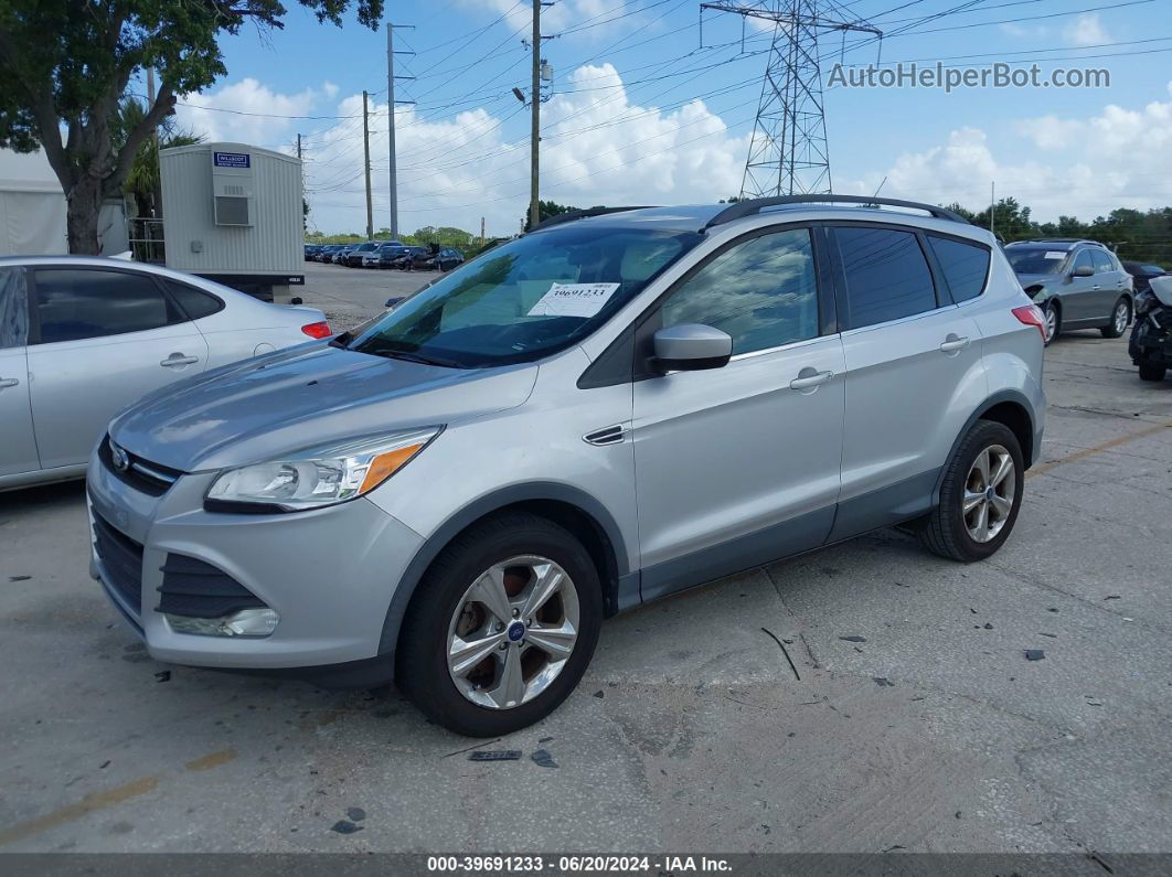 2014 Ford Escape Se Silver vin: 1FMCU0GX6EUA35559