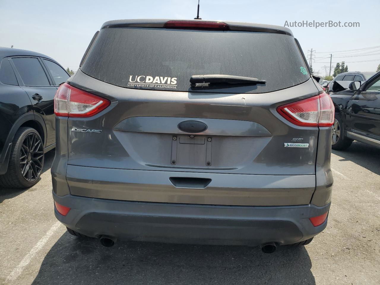 2014 Ford Escape Se Gray vin: 1FMCU0GX6EUA39448