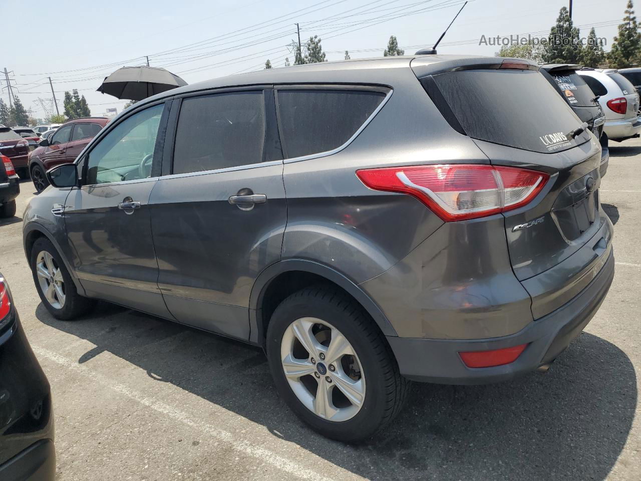 2014 Ford Escape Se Gray vin: 1FMCU0GX6EUA39448