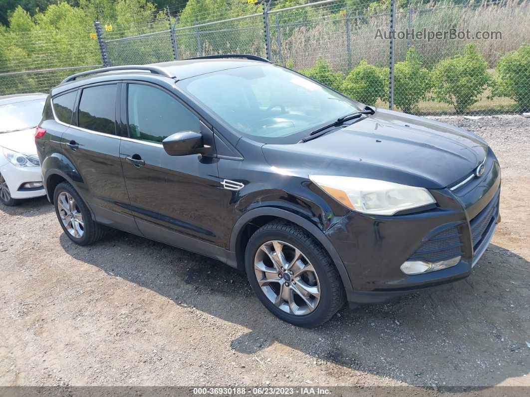 2014 Ford Escape Se Black vin: 1FMCU0GX6EUB23575