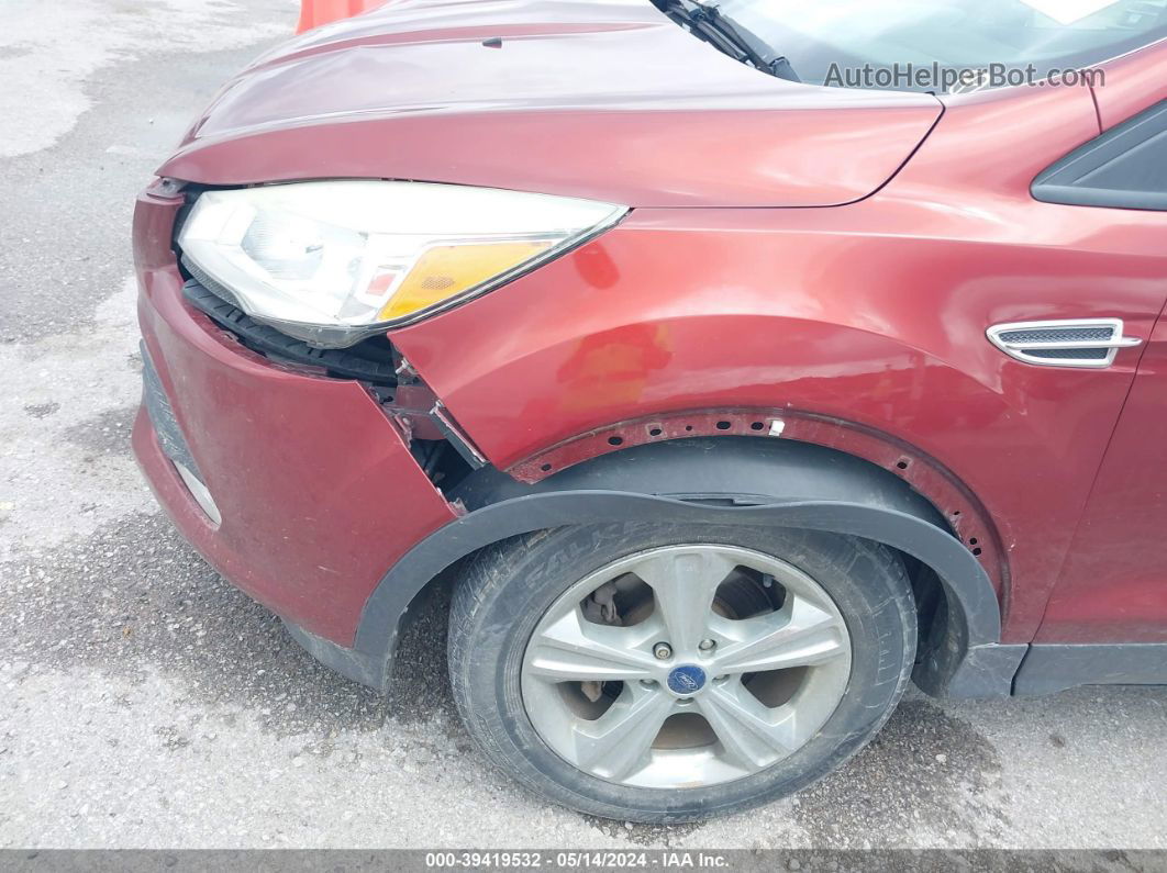 2014 Ford Escape Se Maroon vin: 1FMCU0GX6EUB78575