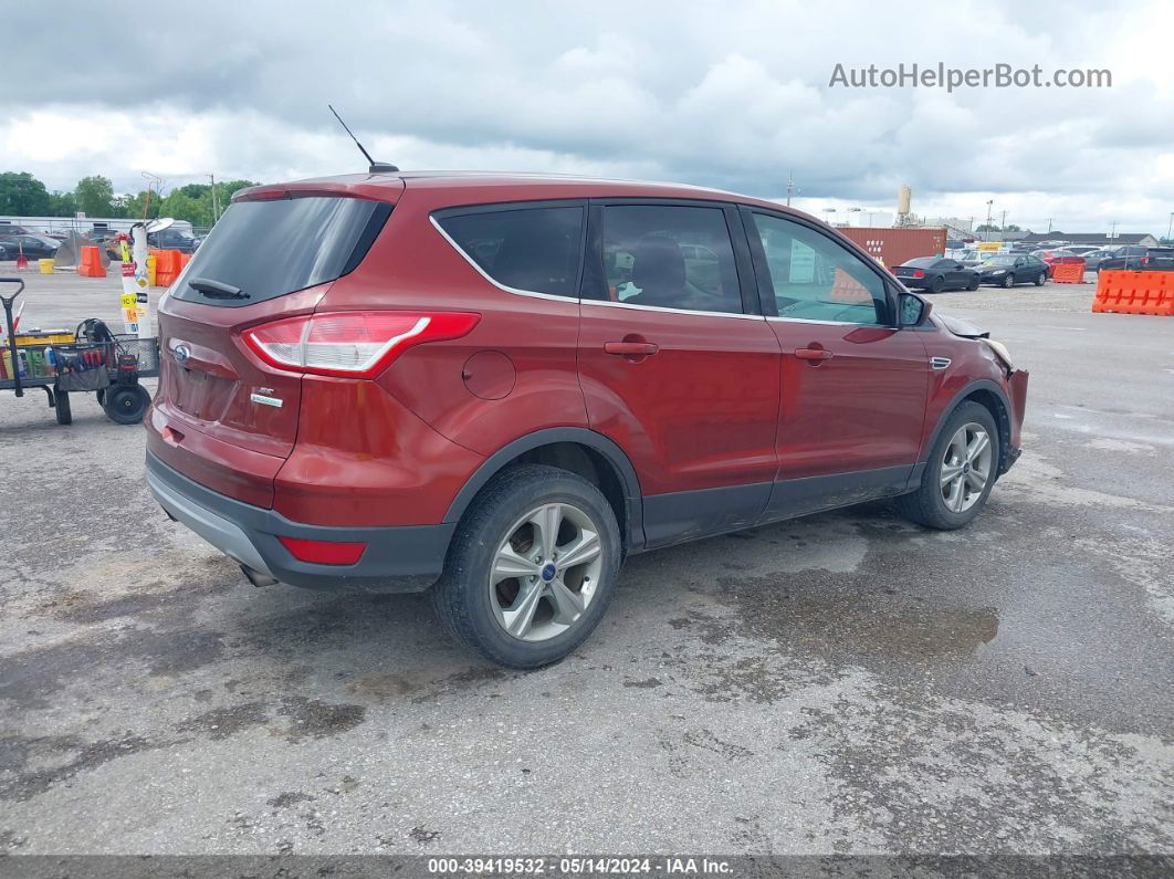 2014 Ford Escape Se Maroon vin: 1FMCU0GX6EUB78575