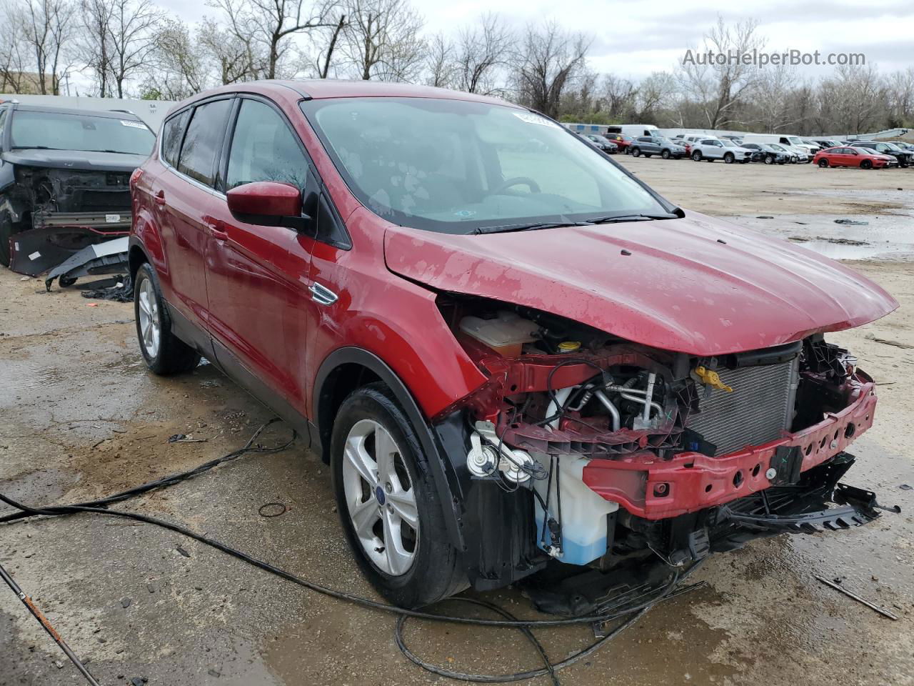 2014 Ford Escape Se Burgundy vin: 1FMCU0GX6EUC21361