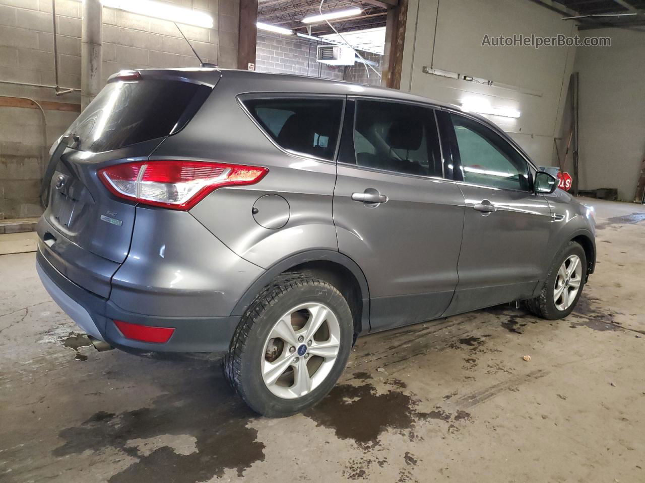 2014 Ford Escape Se Gray vin: 1FMCU0GX6EUC35566