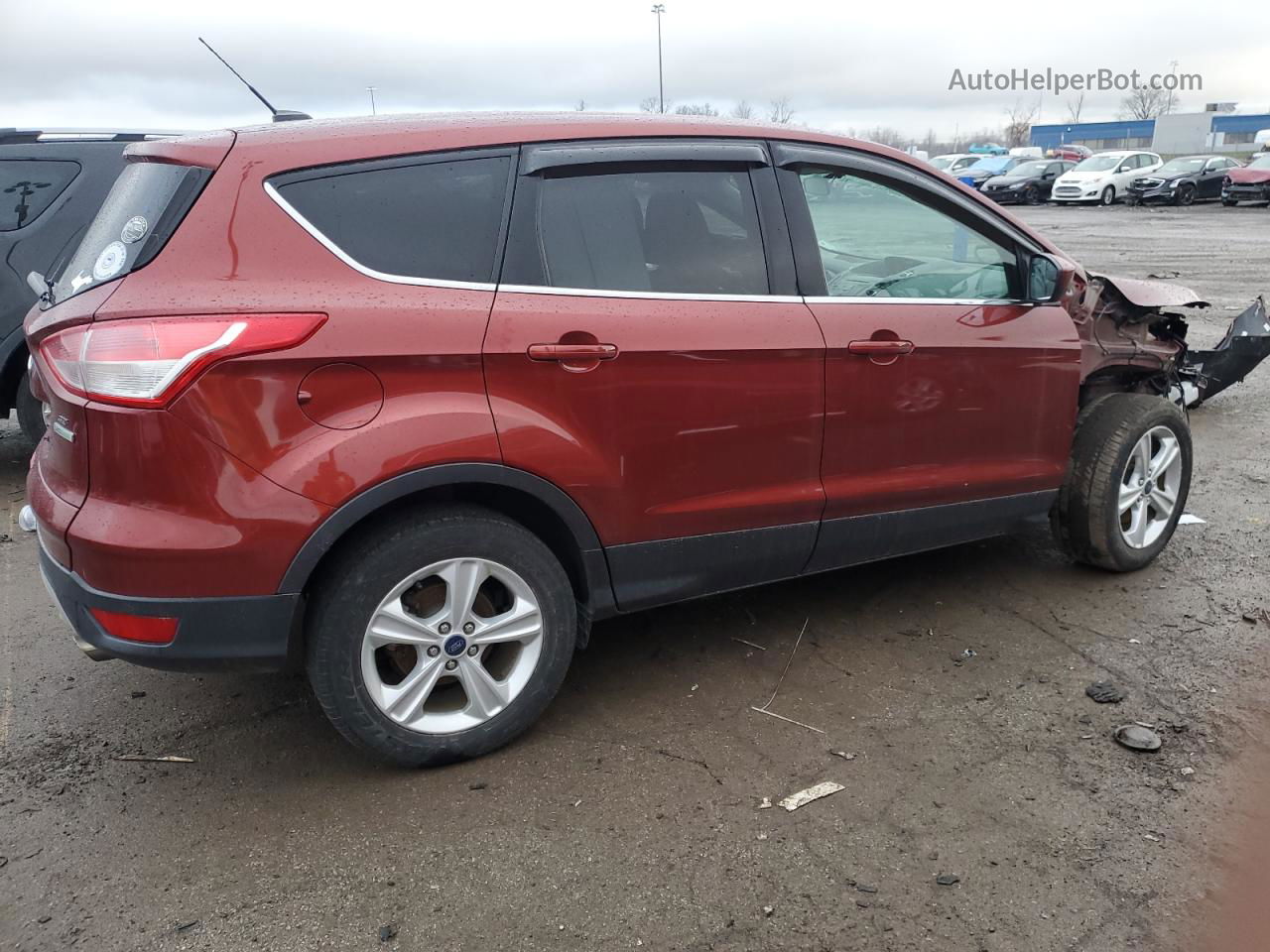 2014 Ford Escape Se Красный vin: 1FMCU0GX6EUC36720