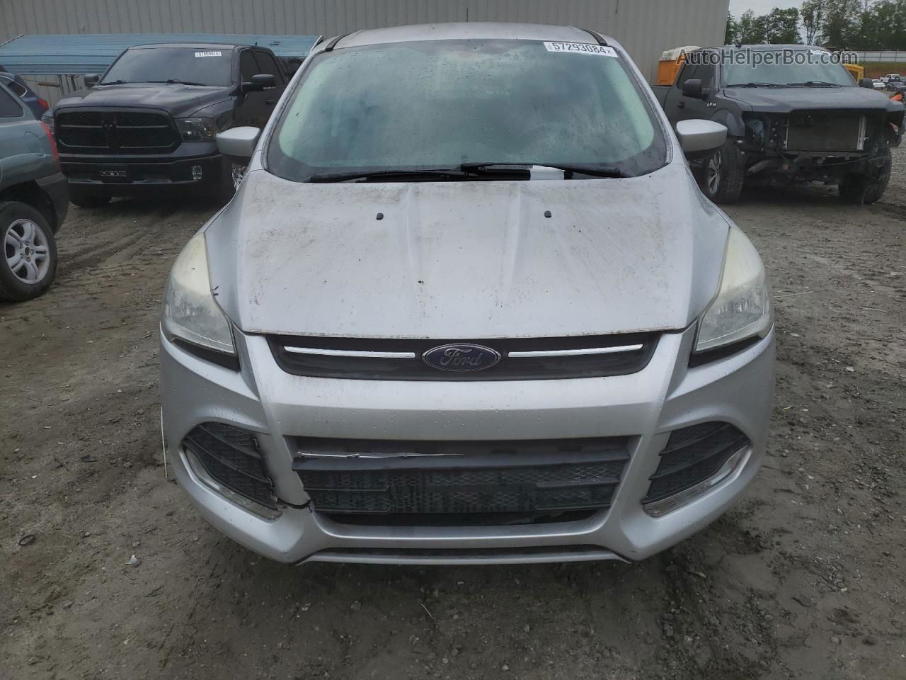 2014 Ford Escape Se Silver vin: 1FMCU0GX6EUD48594