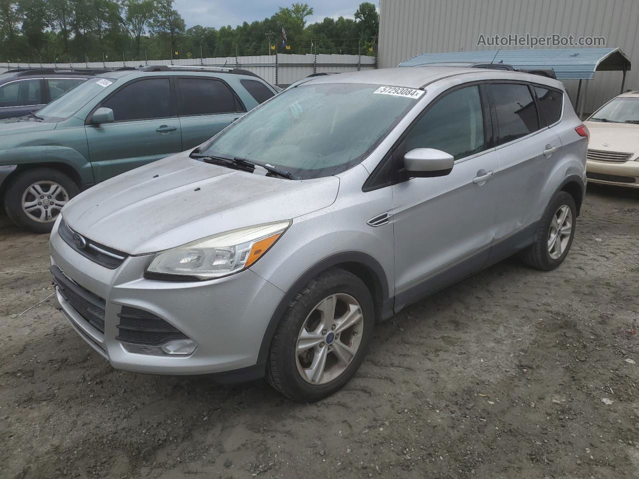 2014 Ford Escape Se Silver vin: 1FMCU0GX6EUD48594