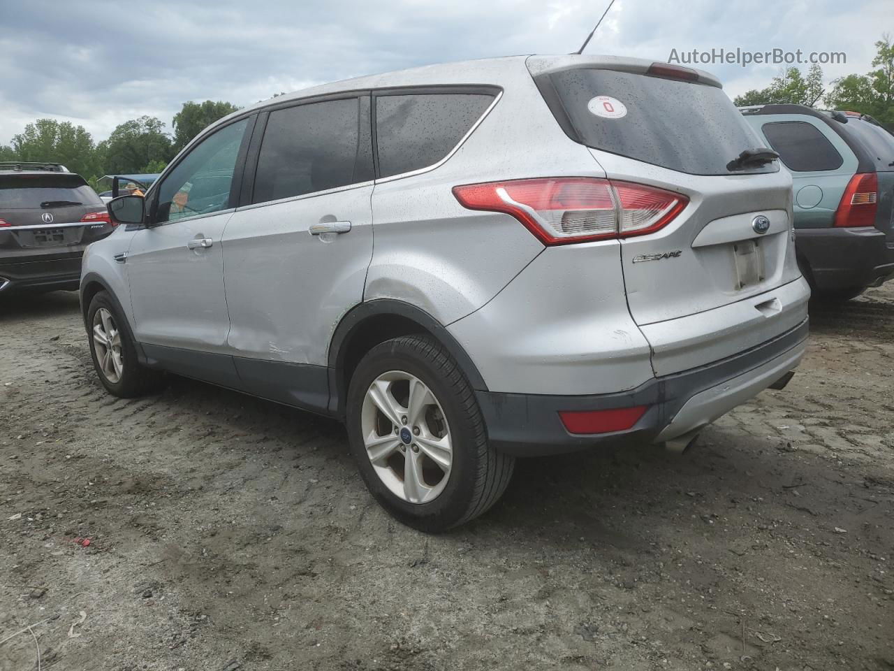 2014 Ford Escape Se Silver vin: 1FMCU0GX6EUD48594