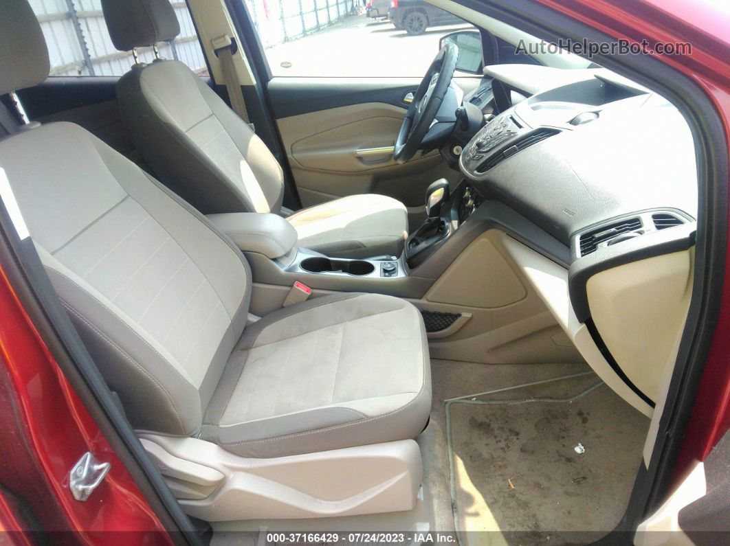 2014 Ford Escape Se Красный vin: 1FMCU0GX6EUD89730