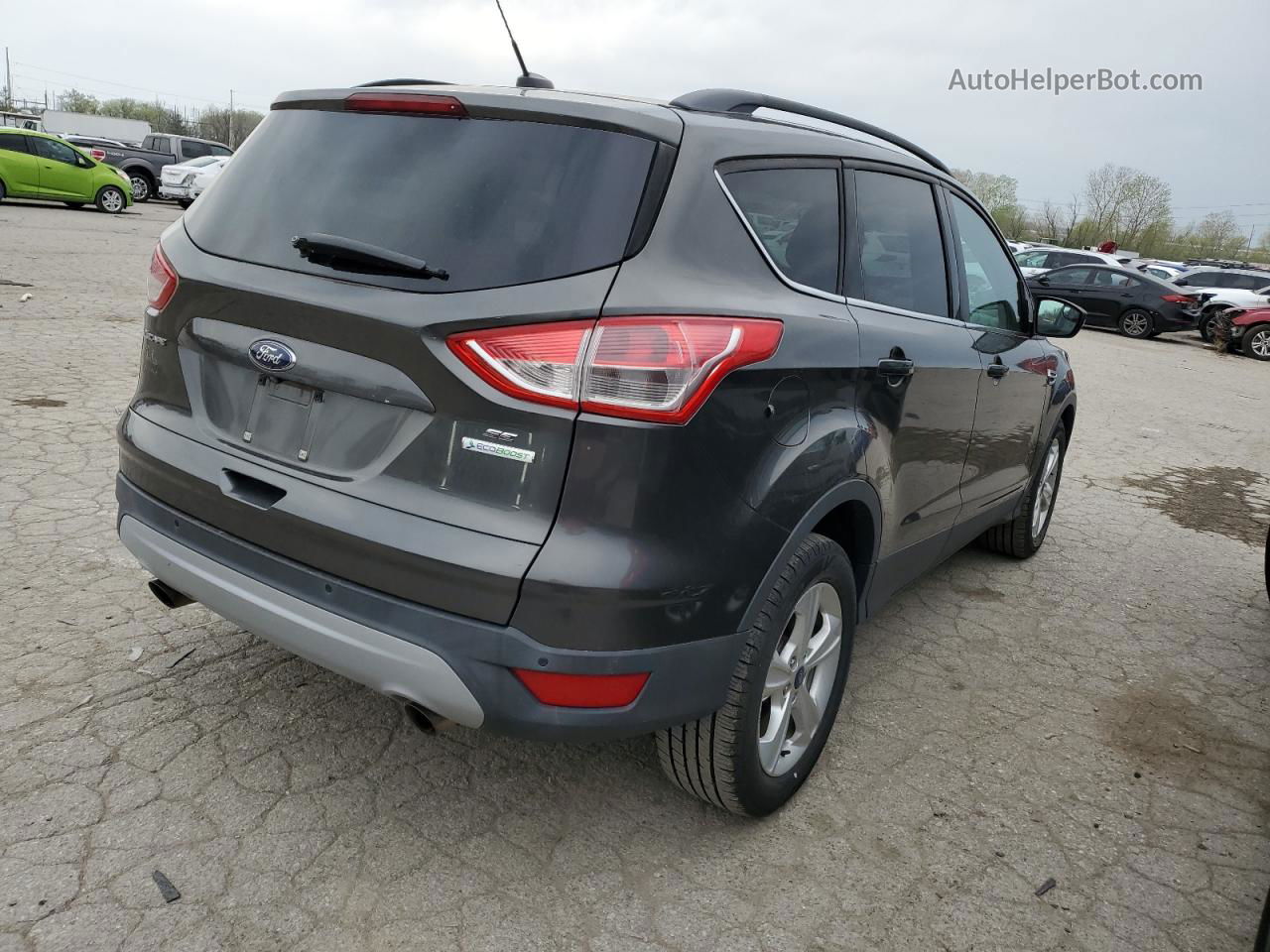 2015 Ford Escape Se Gray vin: 1FMCU0GX6FUA34610