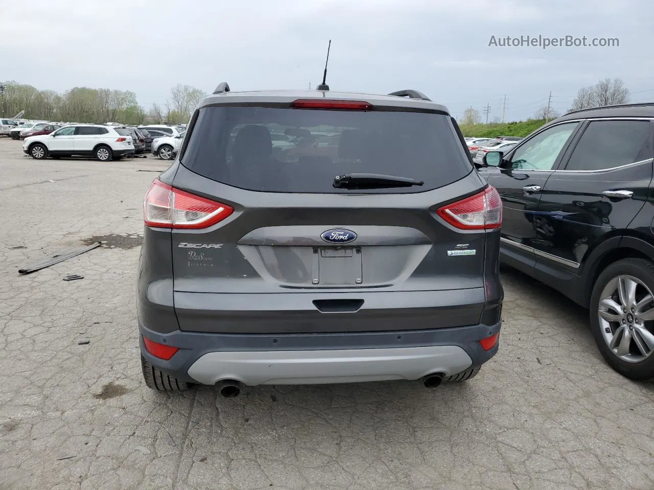 2015 Ford Escape Se Gray vin: 1FMCU0GX6FUA34610