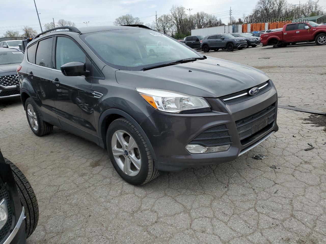 2015 Ford Escape Se Gray vin: 1FMCU0GX6FUA34610