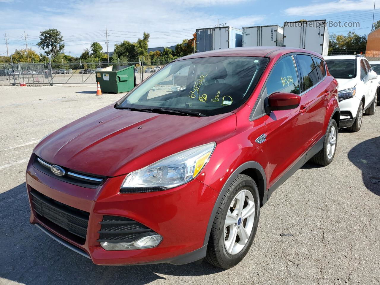 2015 Ford Escape Se Burgundy vin: 1FMCU0GX6FUA78428