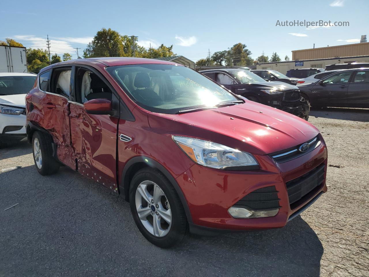 2015 Ford Escape Se Burgundy vin: 1FMCU0GX6FUA78428