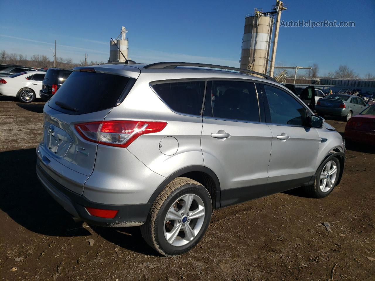 2015 Ford Escape Se Серебряный vin: 1FMCU0GX6FUC76944