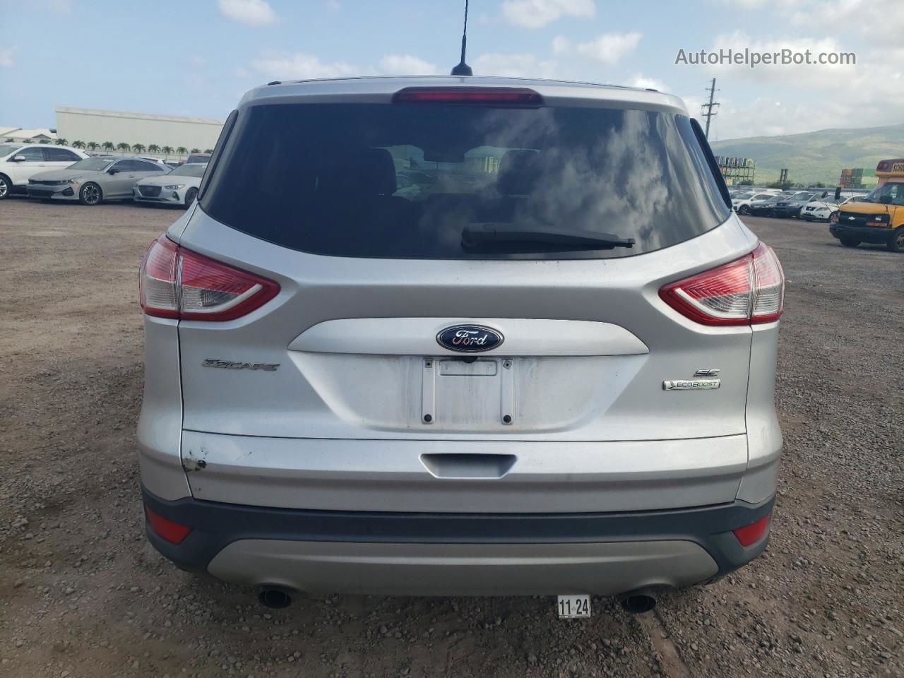 2015 Ford Escape Se Silver vin: 1FMCU0GX6FUC89418