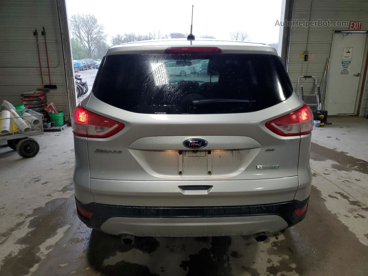 2016 Ford Escape Se Silver vin: 1FMCU0GX6GUA29392