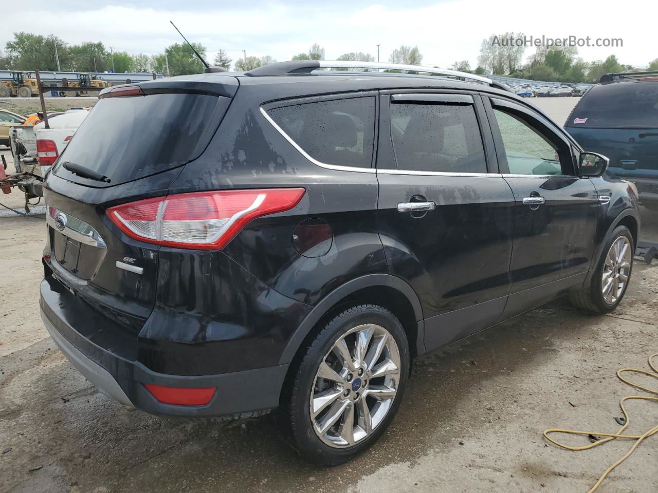 2016 Ford Escape Se Black vin: 1FMCU0GX6GUA75613