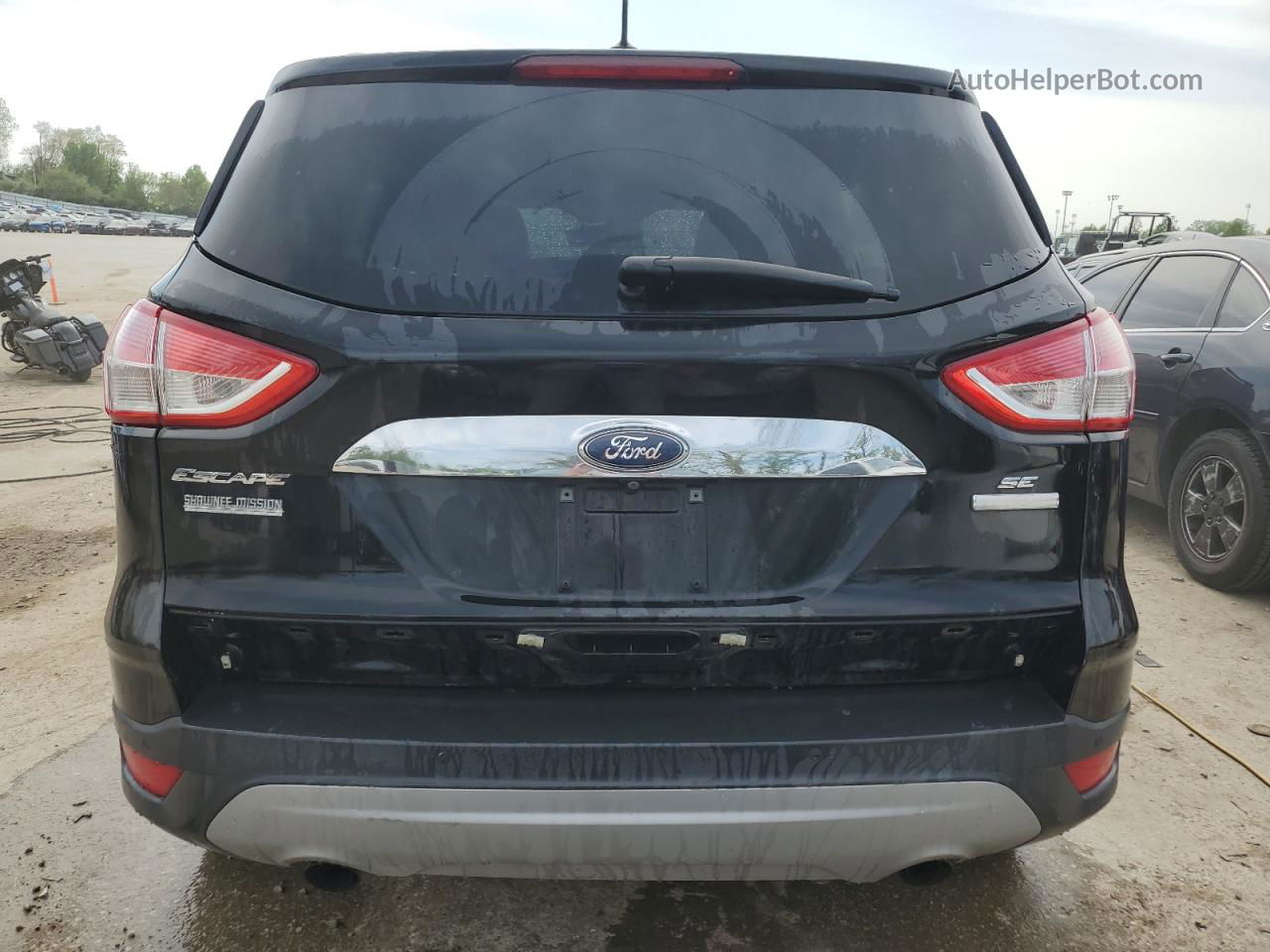 2016 Ford Escape Se Black vin: 1FMCU0GX6GUA75613