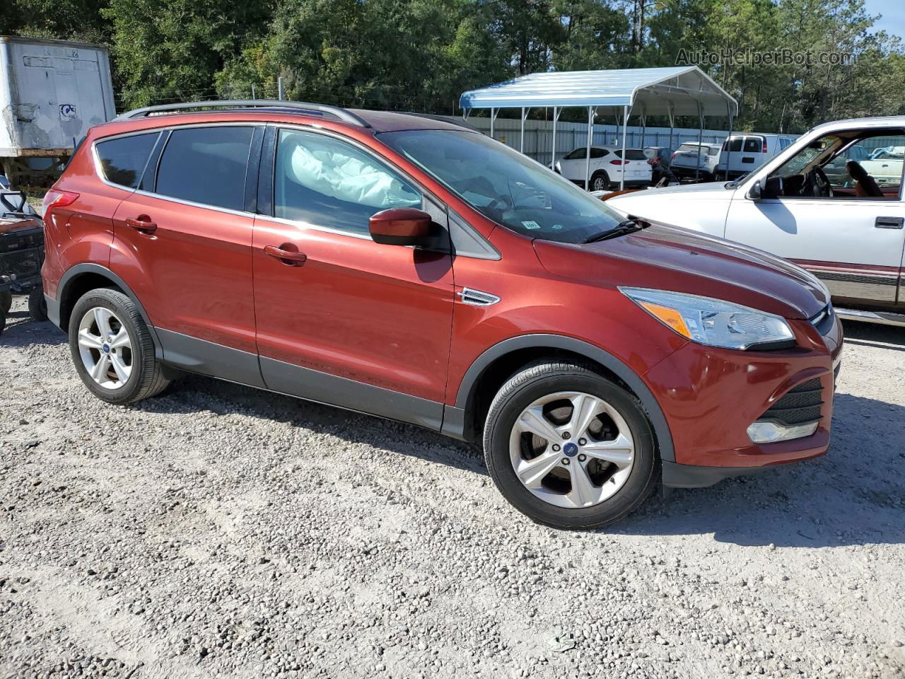 2016 Ford Escape Se Orange vin: 1FMCU0GX6GUB06441