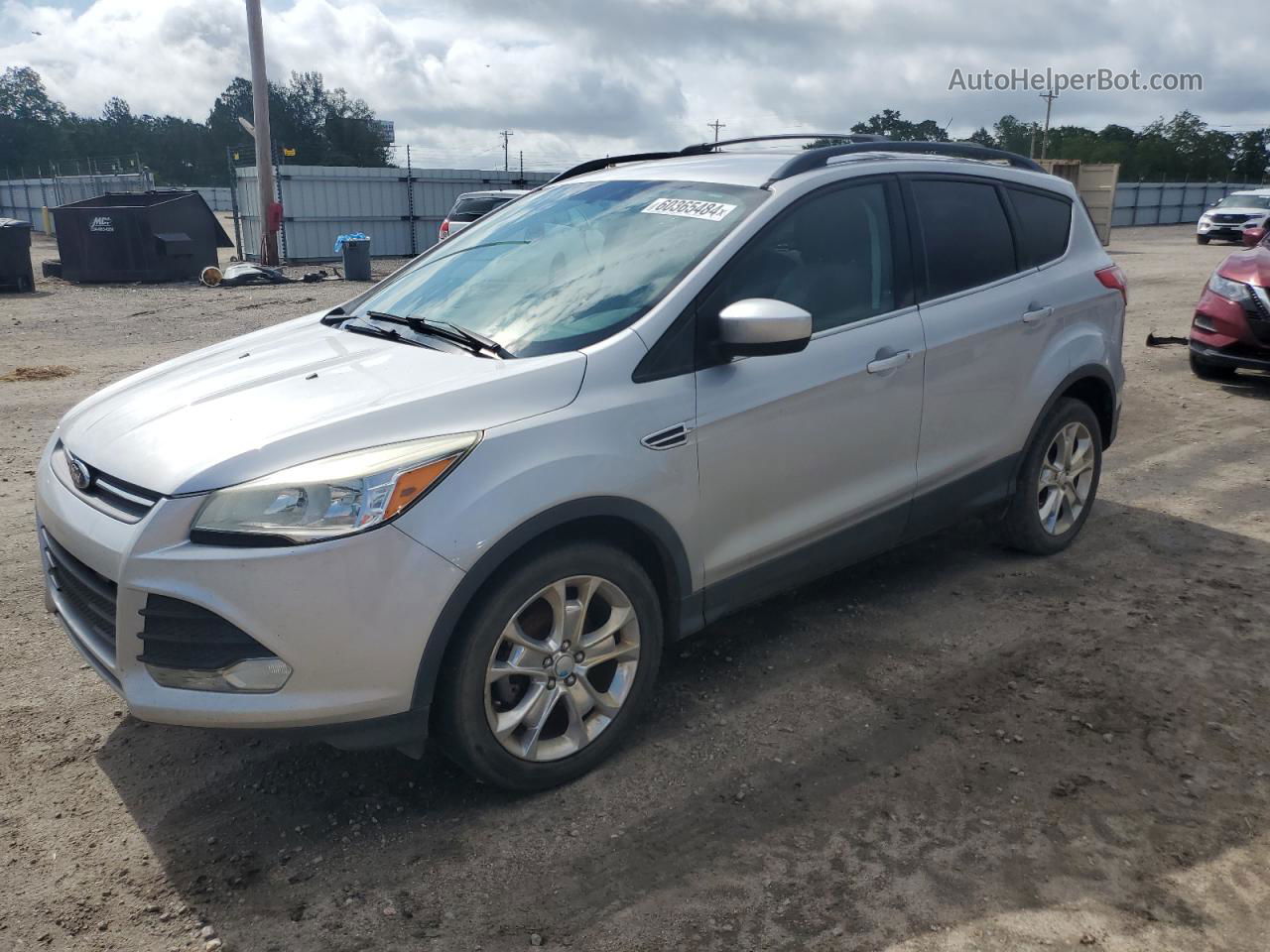 2013 Ford Escape Se Серебряный vin: 1FMCU0GX7DUC08245