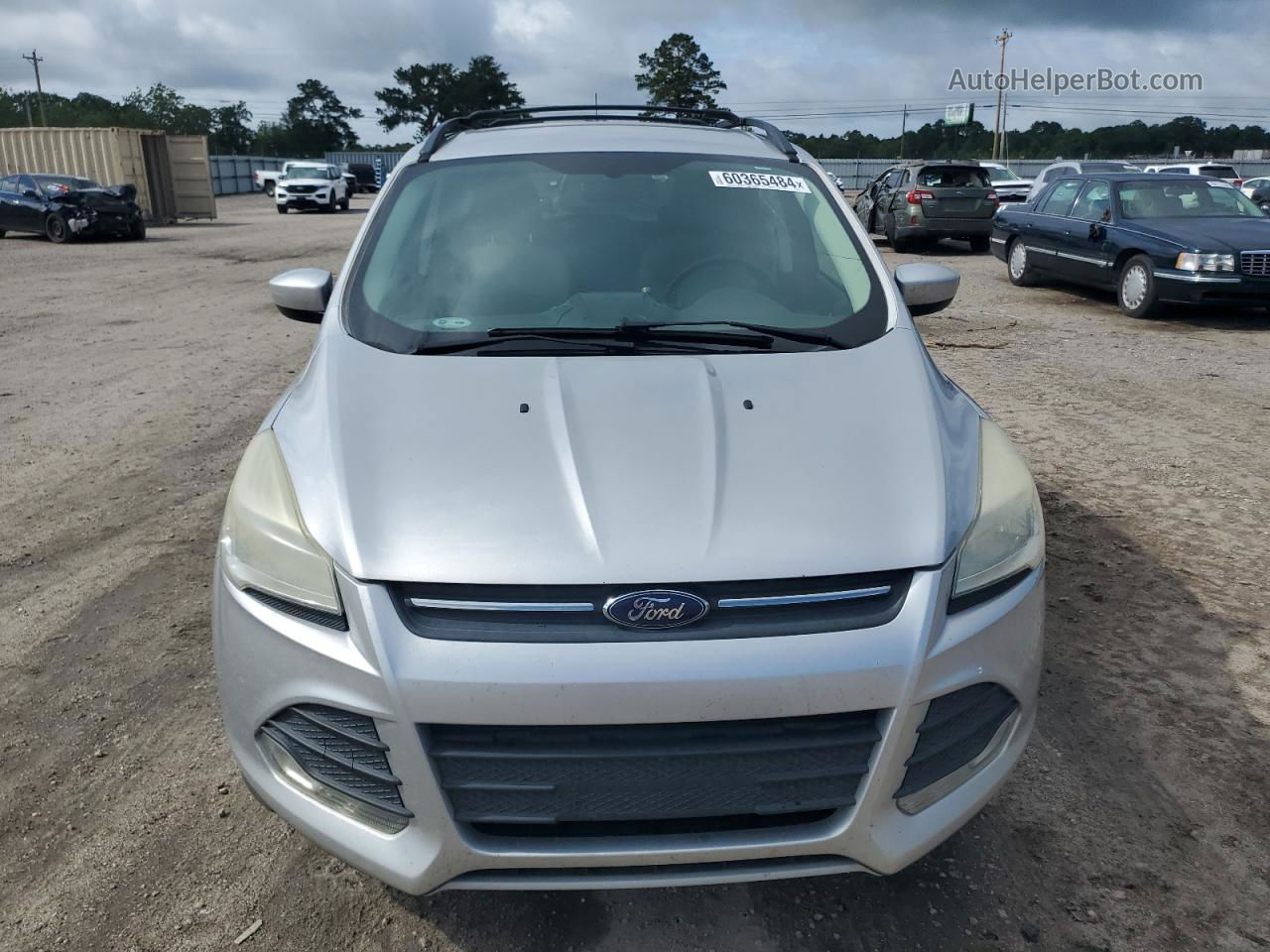 2013 Ford Escape Se Silver vin: 1FMCU0GX7DUC08245