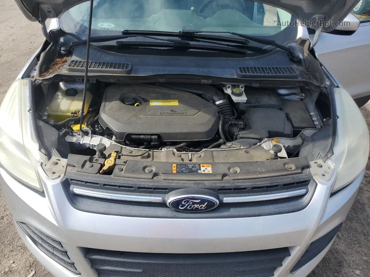 2013 Ford Escape Se Silver vin: 1FMCU0GX7DUC08245