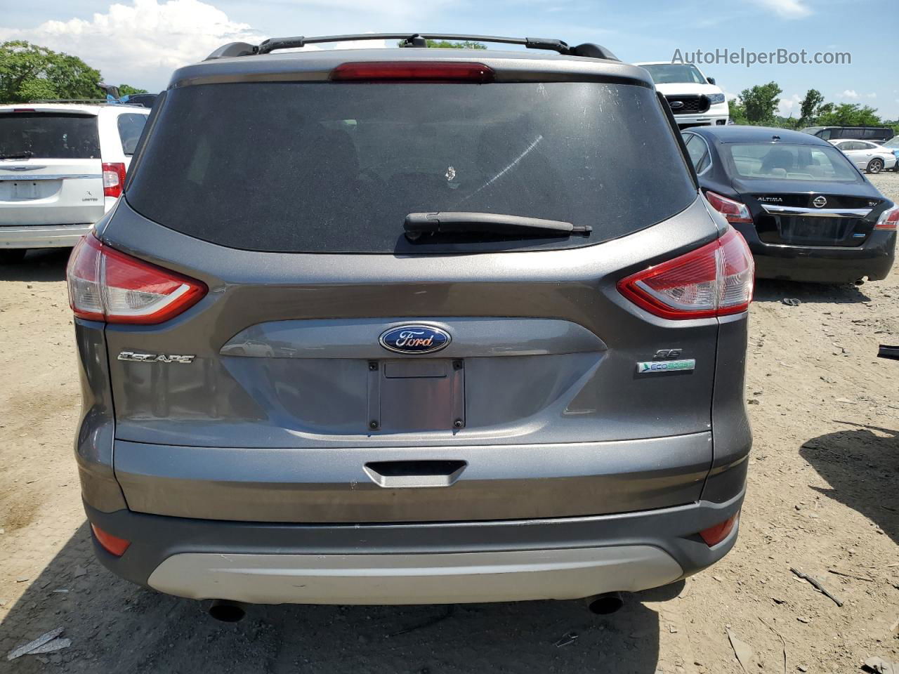 2013 Ford Escape Se Gray vin: 1FMCU0GX7DUD91114