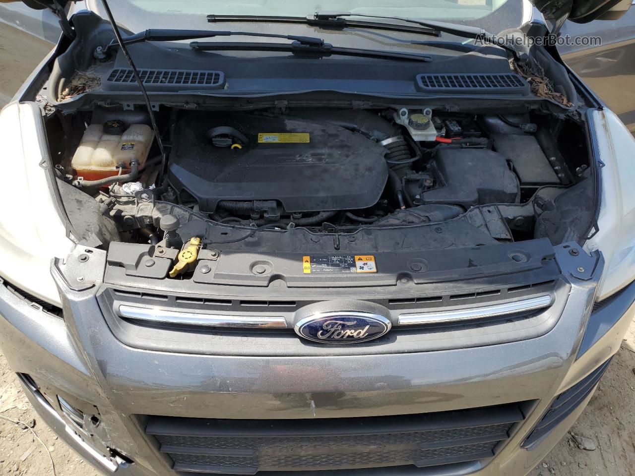 2013 Ford Escape Se Gray vin: 1FMCU0GX7DUD91114