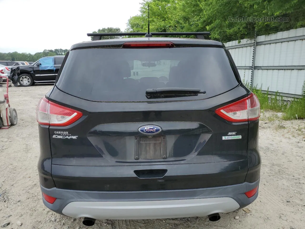 2014 Ford Escape Se Черный vin: 1FMCU0GX7EUA97326