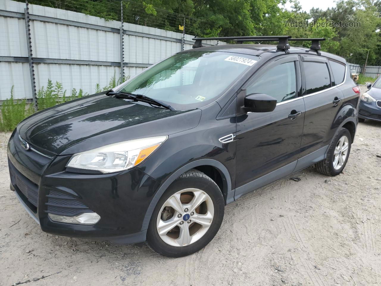 2014 Ford Escape Se Black vin: 1FMCU0GX7EUA97326