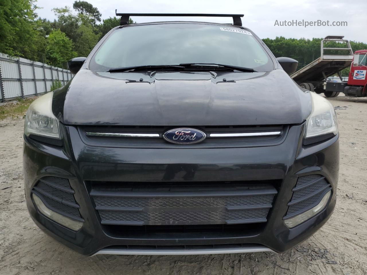 2014 Ford Escape Se Black vin: 1FMCU0GX7EUA97326