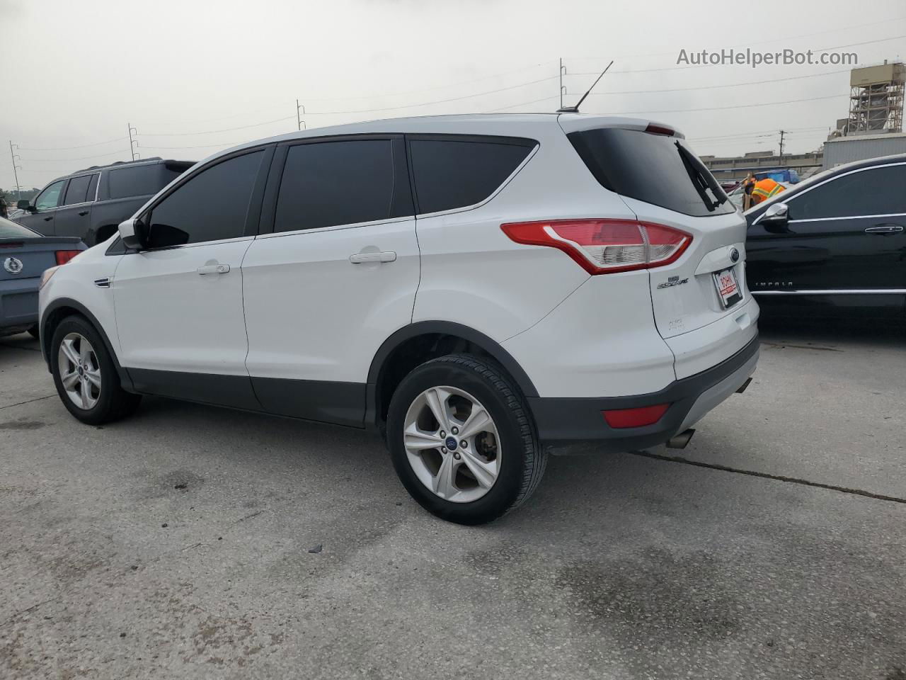 2014 Ford Escape Se White vin: 1FMCU0GX7EUB55225